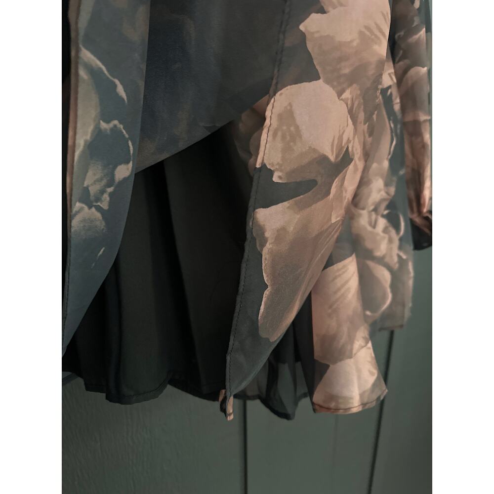 Promesa Rich Blossoms Floral Organza Corset Babydoll Romper Dress NEW Size Small - Picture 11 of 16